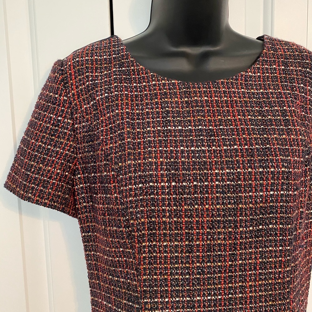 41 Hawthorn Karius Tweed Blouse, Short Sleeves, M